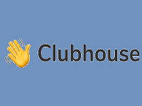 Logo Clubhouse, un réseau social audio pour les conversations en direct