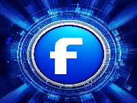 Logo Facebook, un réseau social pour rester en contact avec ses amis et sa famille
