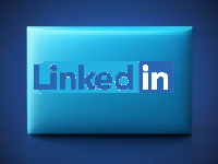 Logo LinkedIn, un réseau social professionnel pour établir des connexions avec des personnes et des entreprises