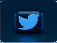 Logo Twitter, un réseau social pour suivre l'actualité et les tendances
