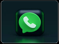Logo WhatsApp, une application de messagerie instantanée pour discuter avec ses contacts
